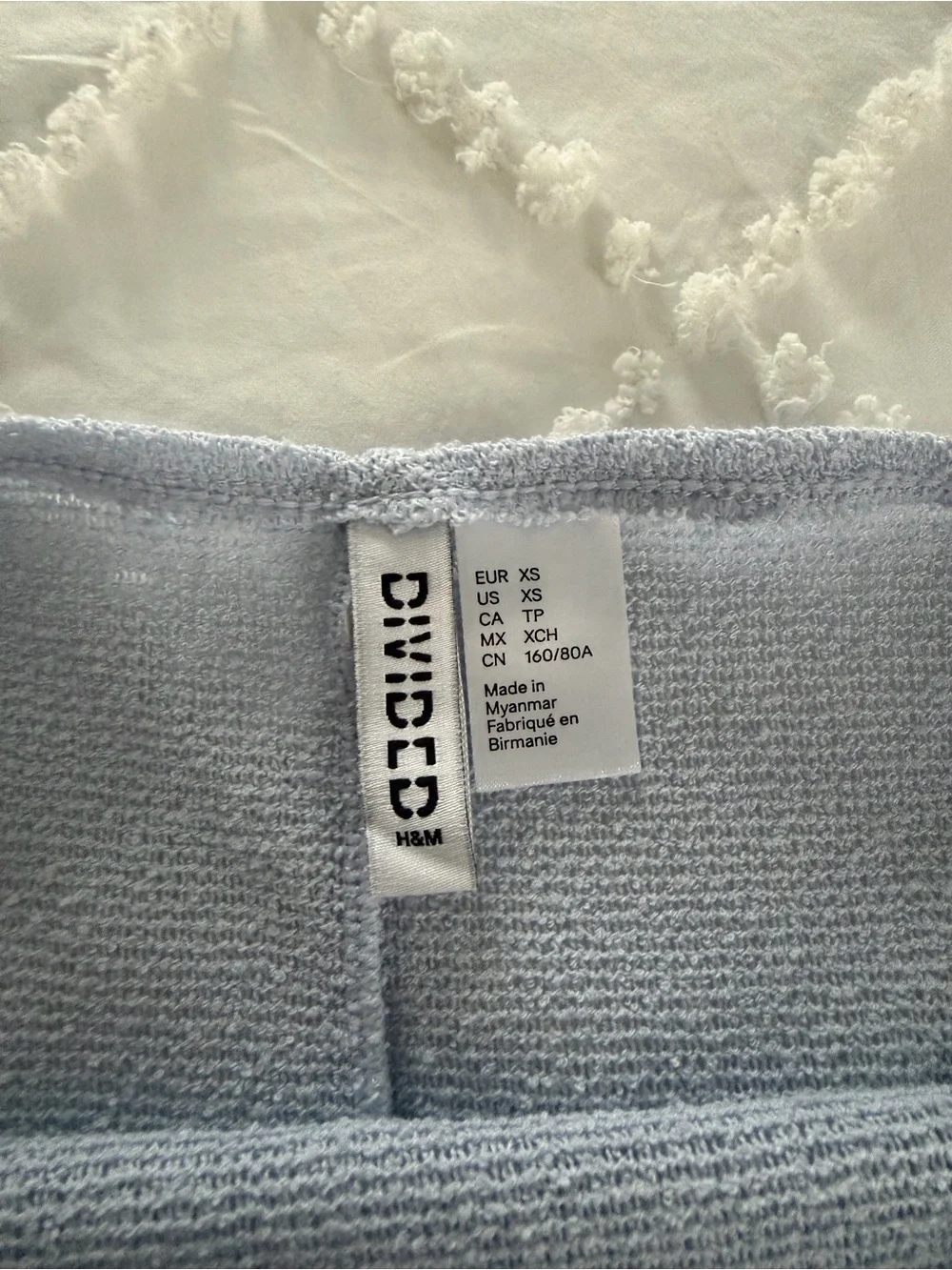 H&M Light Blue Women's Knit cape top size XS